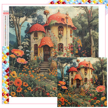 Load image into Gallery viewer, Diamond Painting - Full Square - Mushroom Hut (40*40CM)
