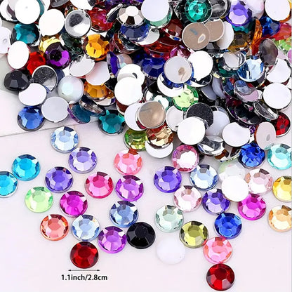 10000Pcs Diamond Painting Beads 20 Colors DIY Round Diamond Art Kit for Adults