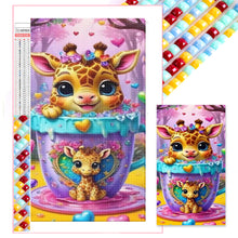 Load image into Gallery viewer, Diamond Painting - Full Square - Cute Giraffe (40*70CM)
