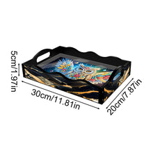 Load image into Gallery viewer, Acrylic Animals Rectangular Diamond Decorative Serving Tray for Countertop Decor
