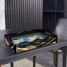 Load image into Gallery viewer, Acrylic Animals Rectangular Diamond Decorative Serving Tray for Countertop Decor
