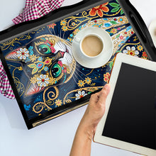 Load image into Gallery viewer, Acrylic Rich Cat 5D Diamond Painting Serving Tray Art Craft for Home Decoration
