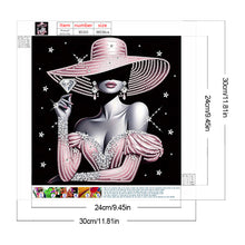 Load image into Gallery viewer, Diamond Painting - Partial Special Shaped - Lady (30*30CM)
