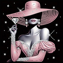 Load image into Gallery viewer, Diamond Painting - Partial Special Shaped - Lady (30*30CM)

