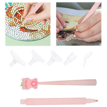 Load image into Gallery viewer, Cartoon Diamond Painting Pen Diamond Art Drill Pen with 6 Pen Tips DIY Supplies
