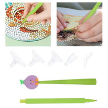 Load image into Gallery viewer, Cartoon Diamond Painting Pen Diamond Art Drill Pen with 6 Pen Tips DIY Supplies
