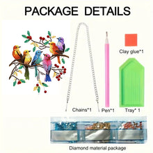 Load image into Gallery viewer, Bird Diamond Painting Hanging Pendant Rhinestone Diamond Art Window Pendants
