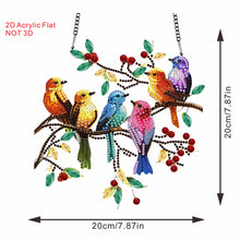 Load image into Gallery viewer, Bird Diamond Painting Hanging Pendant Rhinestone Diamond Art Window Pendants
