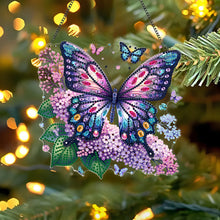 Load image into Gallery viewer, Butterfly Diamond Painting Hanging Pendant Rhinestone Diamond Art Window Pendant

