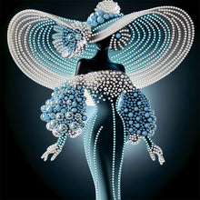 Load image into Gallery viewer, Diamond Painting - Partial Special Shaped - Elegant Lady (30*30CM)
