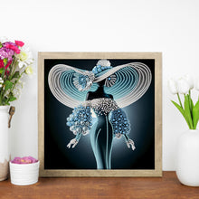 Load image into Gallery viewer, Diamond Painting - Partial Special Shaped - Elegant Lady (30*30CM)
