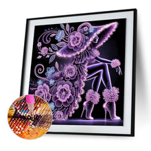 Load image into Gallery viewer, Diamond Painting - Partial Special Shaped - Elegant Lady (30*30CM)
