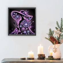 Load image into Gallery viewer, Diamond Painting - Partial Special Shaped - Elegant Lady (30*30CM)
