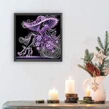 Load image into Gallery viewer, Diamond Painting - Partial Special Shaped - Elegant Lady (30*30CM)
