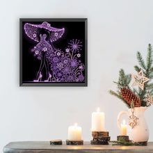 Load image into Gallery viewer, Diamond Painting - Partial Special Shaped - Elegant Lady (30*30CM)
