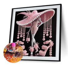 Load image into Gallery viewer, Diamond Painting - Partial Special Shaped - Elegant Lady (30*30CM)
