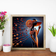 Load image into Gallery viewer, Diamond Painting - Partial Special Shaped - Elegant Lady (30*30CM)
