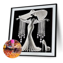 Load image into Gallery viewer, Diamond Painting - Partial Special Shaped - Elegant Lady (30*30CM)
