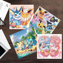 Load image into Gallery viewer, 6PCS DIY Diamond Art Greeting Cards Creative Birthday Card Kit Gifts (Cartoon)
