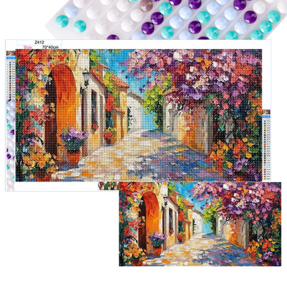 Diamond Painting - Full Round - Flowers And Scenery (70*40CM)