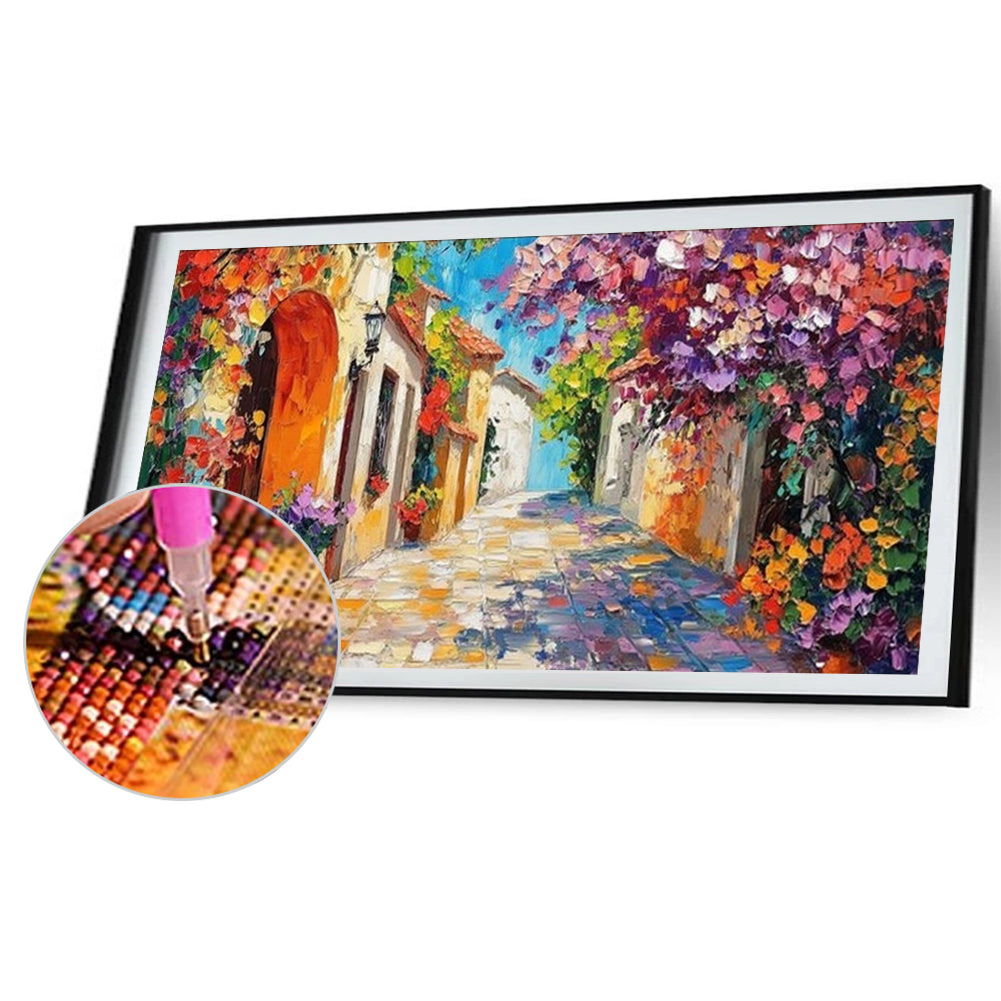 Diamond Painting - Full Round - Flowers And Scenery (70*40CM)