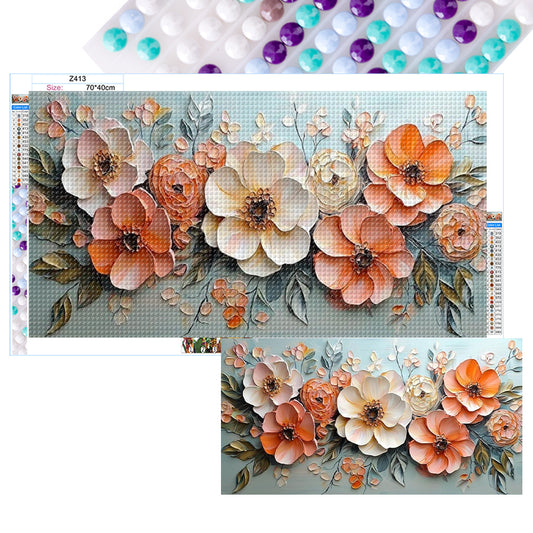 Diamond Painting - Full Round - Flowers And Scenery (70*40CM)
