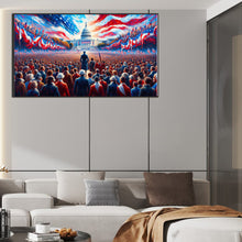 Load image into Gallery viewer, Diamond Painting - Full Round - Gathering Of Thousands Of People (70*40CM)
