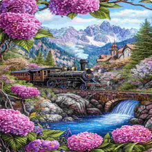 Load image into Gallery viewer, Diamond Painting - Full Round - Train Scenery (40*70CM)

