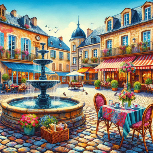 Diamond Painting - Full Round - Street Scenery (50*50CM)