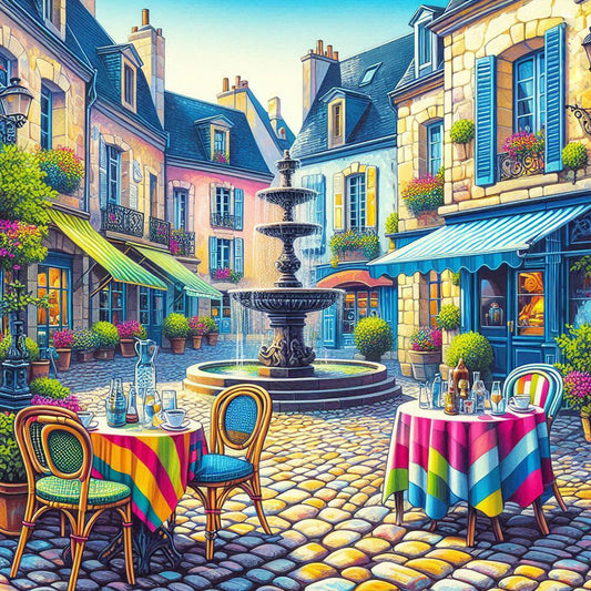 Diamond Painting - Full Round - Street Scenery (50*50CM)