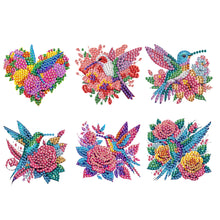 Load image into Gallery viewer, 6Pcs Acrylic Animals Diamond Painting Refrigerator Magnet for Fridge Whiteboards
