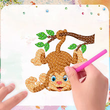 Load image into Gallery viewer, 6Pcs Acrylic Animals Diamond Painting Refrigerator Magnet for Fridge Whiteboards
