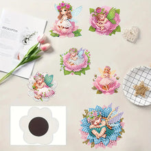 Load image into Gallery viewer, 6Pcs Acrylic Animals Diamond Painting Refrigerator Magnet for Fridge Whiteboards
