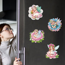 Load image into Gallery viewer, 6Pcs Acrylic Animals Diamond Painting Refrigerator Magnet for Fridge Whiteboards

