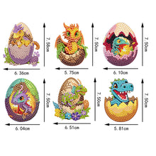 Load image into Gallery viewer, 6Pcs Acrylic Animals Diamond Painting Refrigerator Magnet for Fridge Whiteboards

