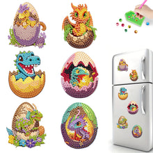 Load image into Gallery viewer, 6Pcs Acrylic Animals Diamond Painting Refrigerator Magnet for Fridge Whiteboards
