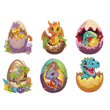 Load image into Gallery viewer, 6Pcs Acrylic Animals Diamond Painting Refrigerator Magnet for Fridge Whiteboards

