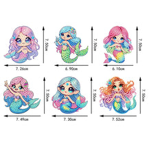 Load image into Gallery viewer, 6Pcs Acrylic Animals Diamond Painting Refrigerator Magnet for Fridge Whiteboards
