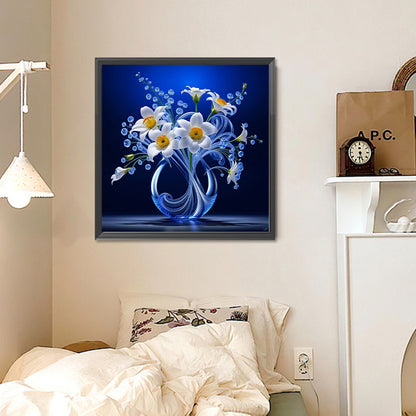 Diamond Painting - Full Round - Glow-In-The-Dark Flowers (30*30CM)