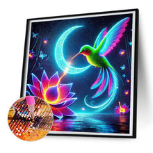 Load image into Gallery viewer, Diamond Painting - Full Round - Glow-In-The-Dark Hummingbirds (30*30CM)
