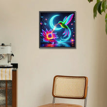 Load image into Gallery viewer, Diamond Painting - Full Round - Glow-In-The-Dark Hummingbirds (30*30CM)
