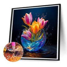 Load image into Gallery viewer, Diamond Painting - Full Round - Glow-In-The-Dark Flowers (30*30CM)
