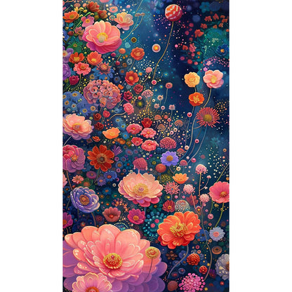 Diamond Painting - Full Round - Blooming Flowers (40*70CM)