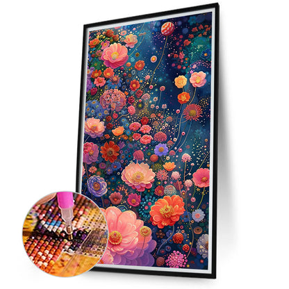 Diamond Painting - Full Round - Blooming Flowers (40*70CM)