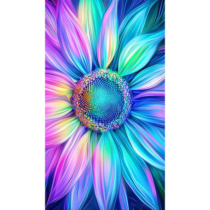 Diamond Painting - Full Round - Colored Sunflowers (40*70CM)