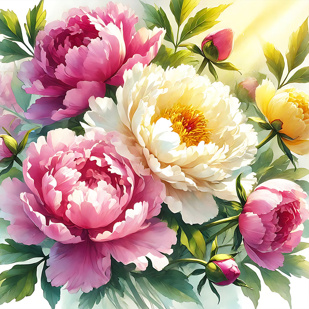 Diamond Painting - Full Round - Flower (40*40CM)