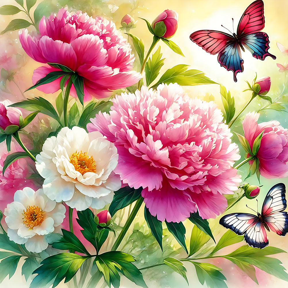 Diamond Painting - Full Round - Flower (40*40CM)