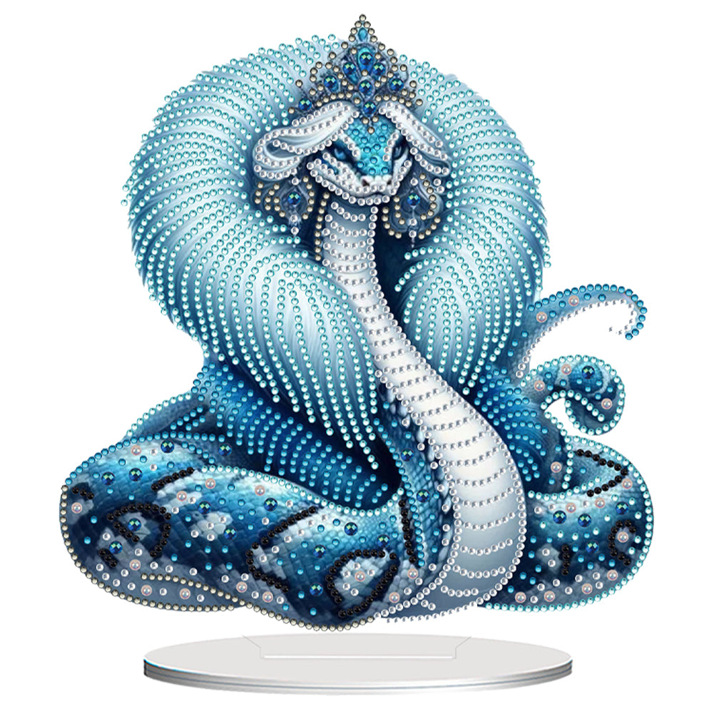 Acrylic Special Shape Cactus Pots Desktop Diamond Art Kits for Home Office Decor