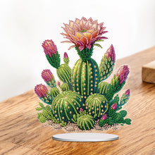 Load image into Gallery viewer, Acrylic Special Shape Cactus Pots Desktop Diamond Art Kits for Home Office Decor
