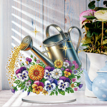 Load image into Gallery viewer, Acrylic Special Shape Cactus Pots Desktop Diamond Art Kits for Home Office Decor
